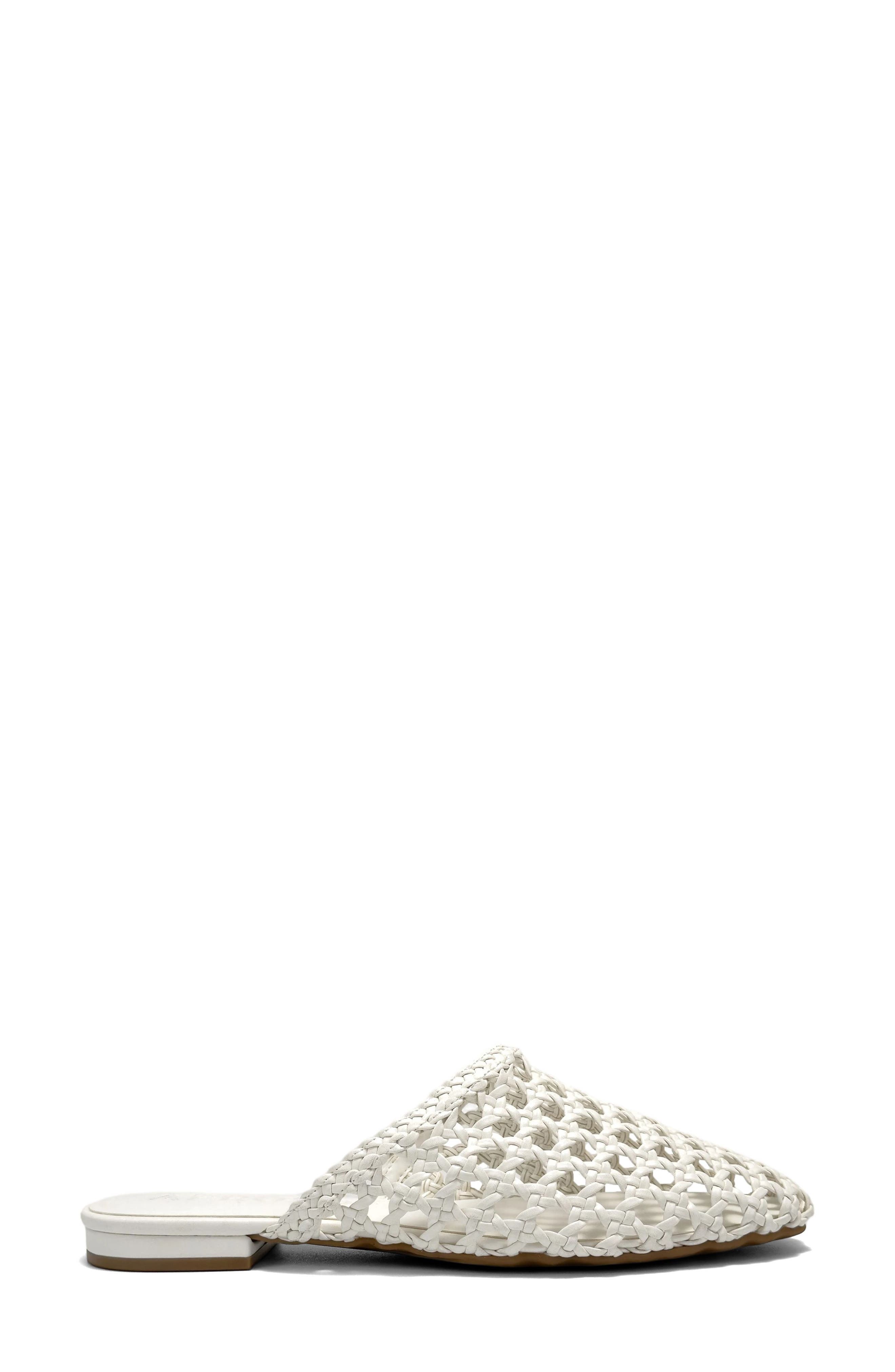 Assia Woven Mule, Alternate, color, WHITE OPEN WOVEN
