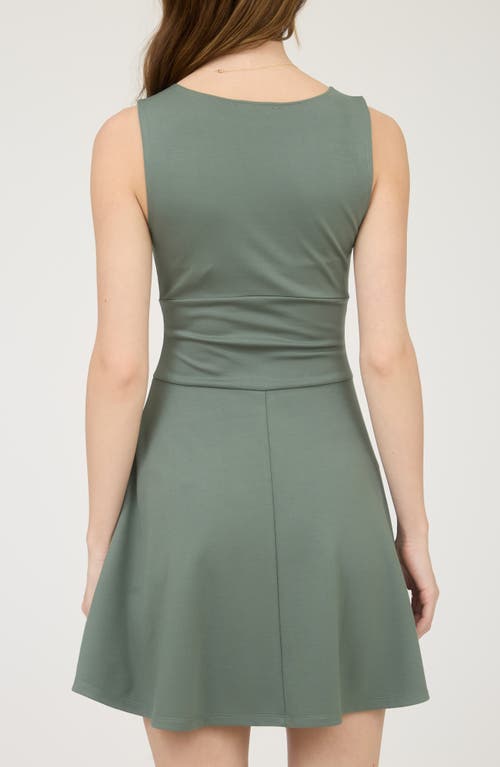Blu Pepper Fit & Flare Minidress
