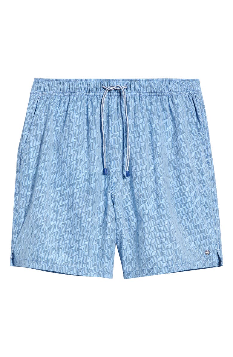Peter Millar Clifton Swim Trunks, Alternate, color, Dusk Blue
