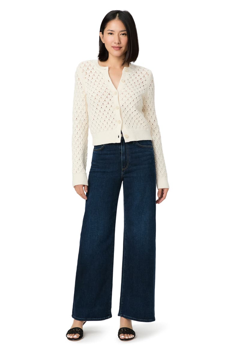 Anessa High Waist Ankle Wide Leg Jeans, Alternate, color, AMAGANSETT