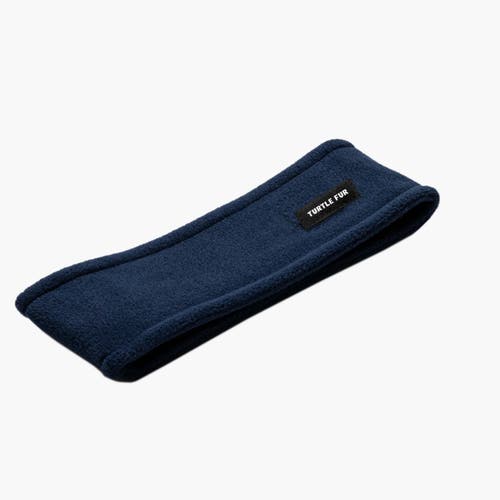 Turtle Fur Double-layer Fleece Headband In Blue