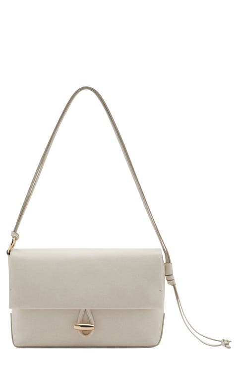 Faux Leather Shoulder Bag