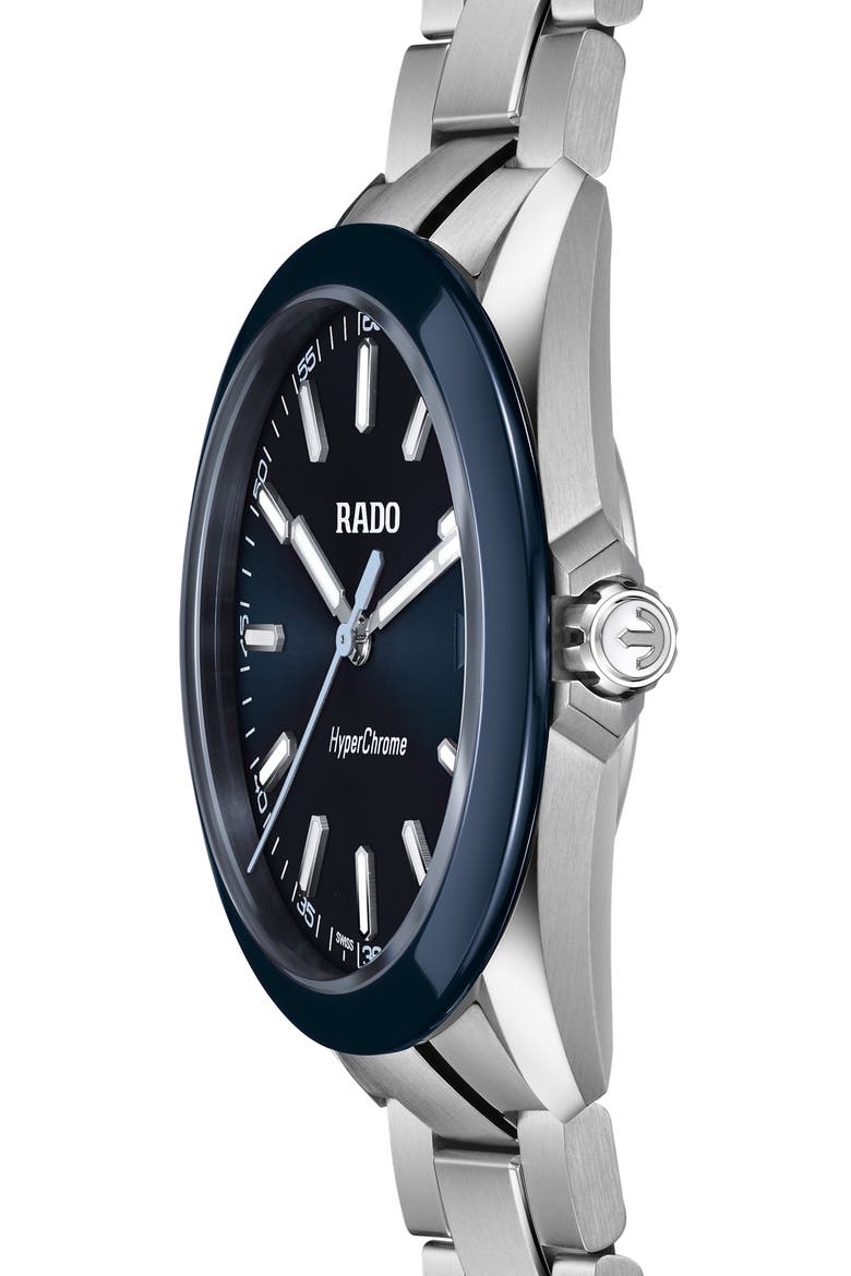 HyperChrome Bracelet Watch, 41.5mm, Alternate, color, NAVY