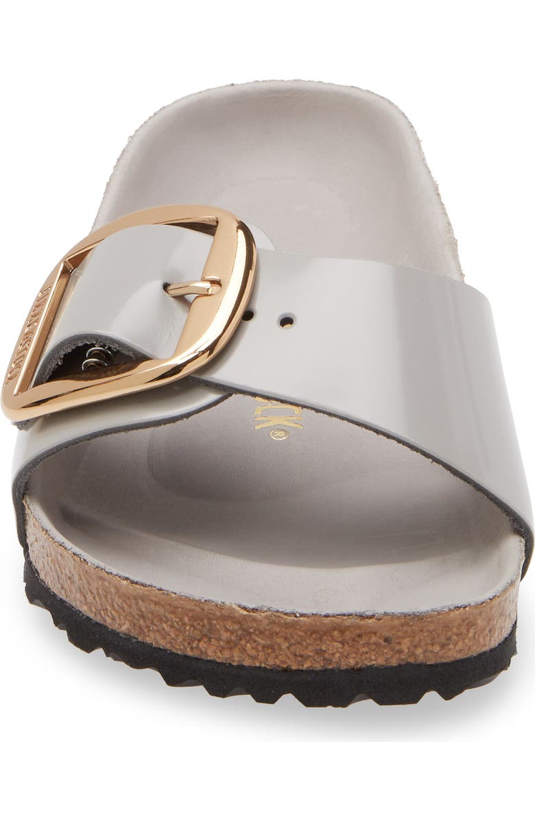 Birkenstock Madrid Big Buckle Slide Sandal, Alternate, color, Stone Coin