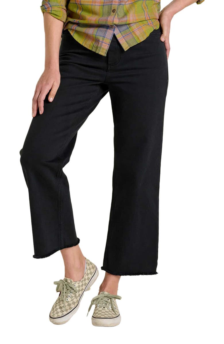 Toad & Co Women's Balsam Cutoff Jean, Alternate, color, Washed Black