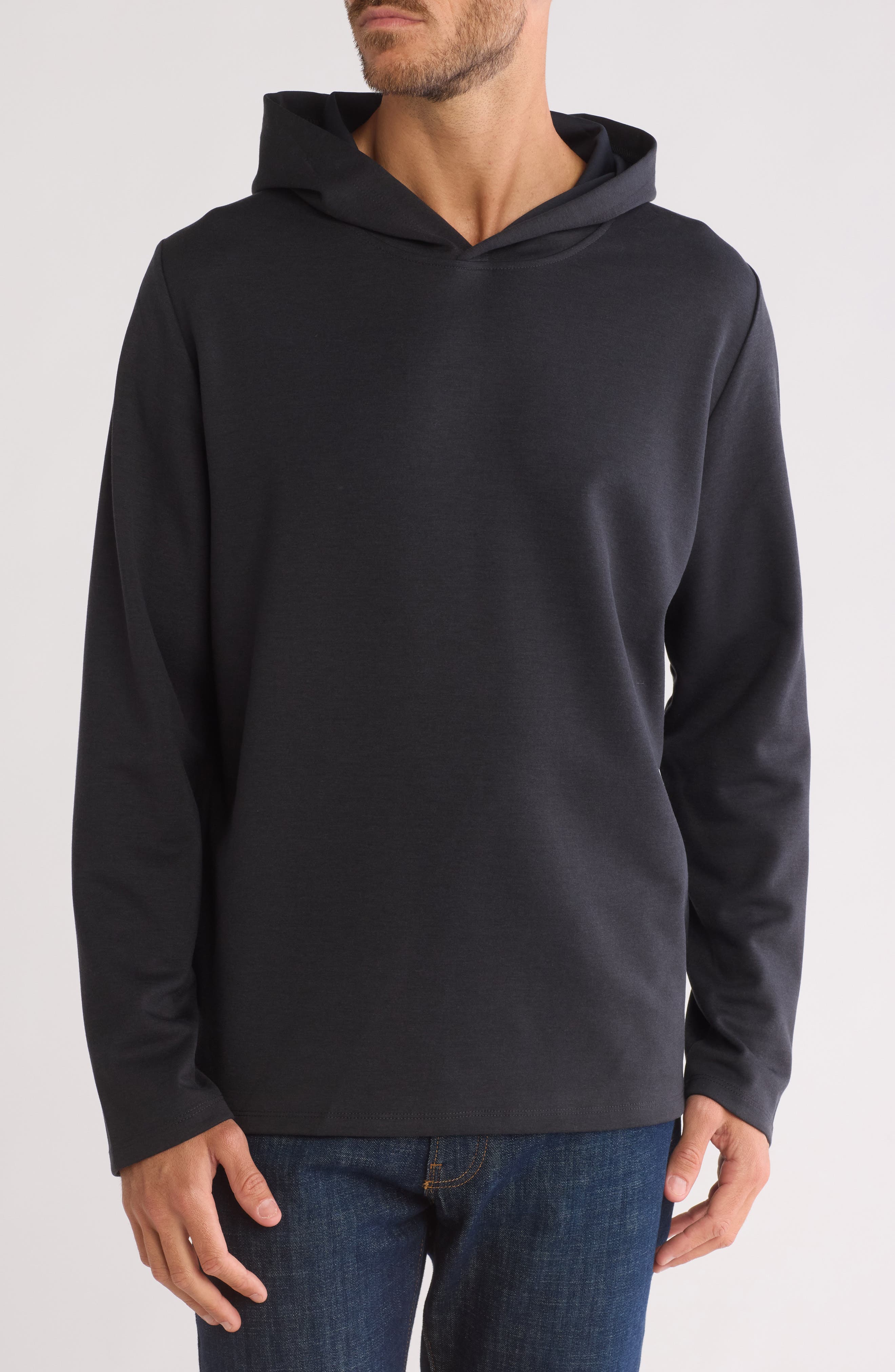 Callaway Crossover Performance Golf Hoodie in Black Heather 