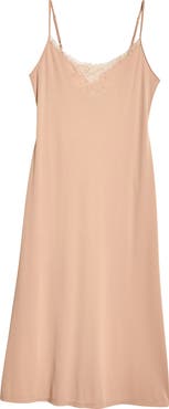 Natori Body Doubles Lace Trim Nightgown