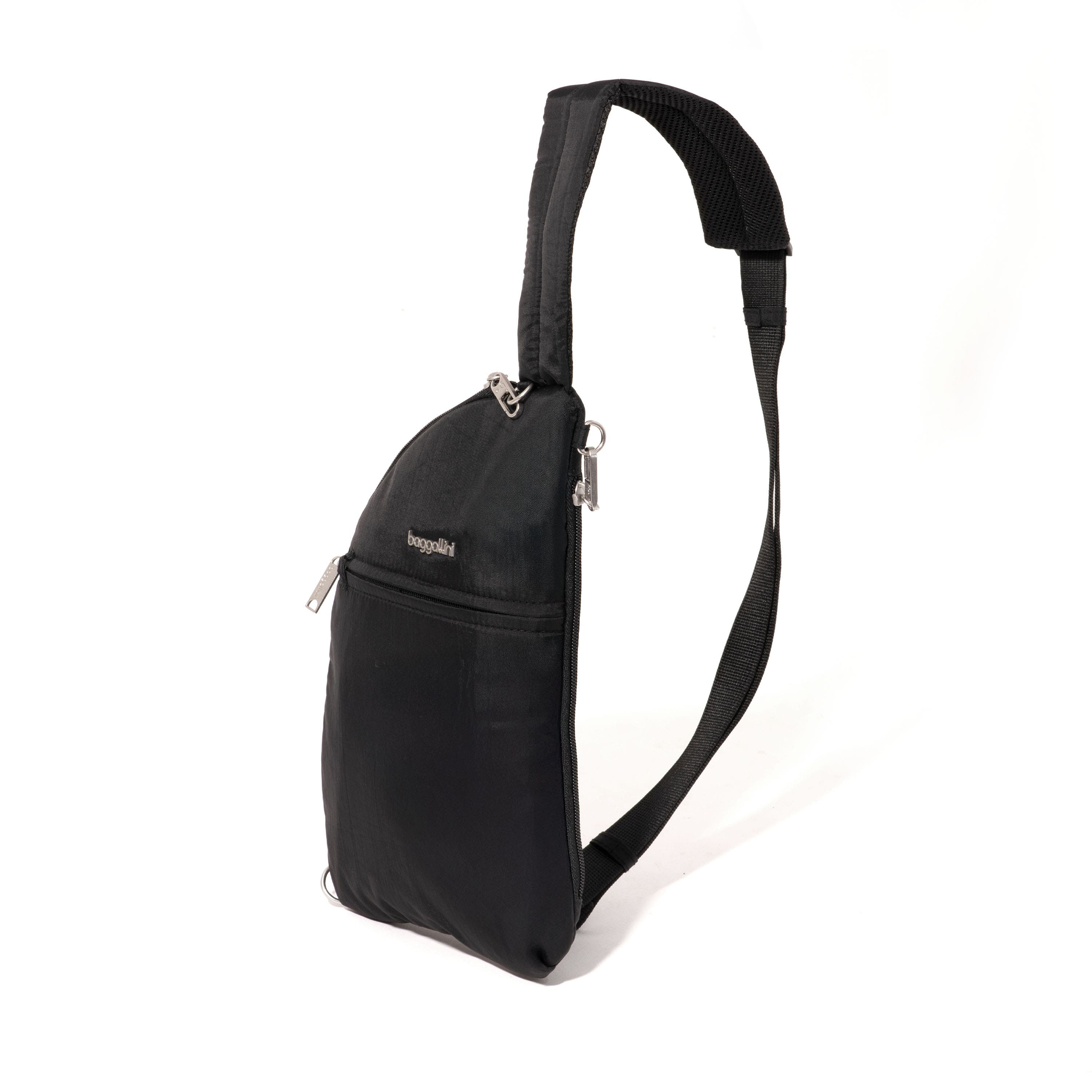BAGGALLINI Securtex Anti-Theft Half Moon Sling, Alternate, color, Black