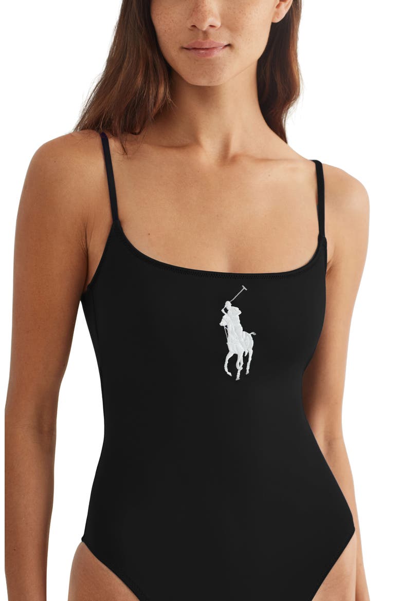 Kennedy One-Piece Swimsuit, Alternate, color, BLACK