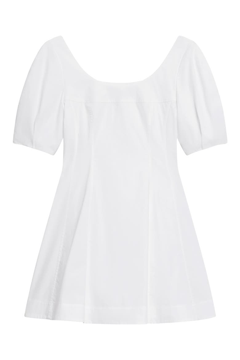 Puff Sleeve Minidress, Alternate, color, WHITE