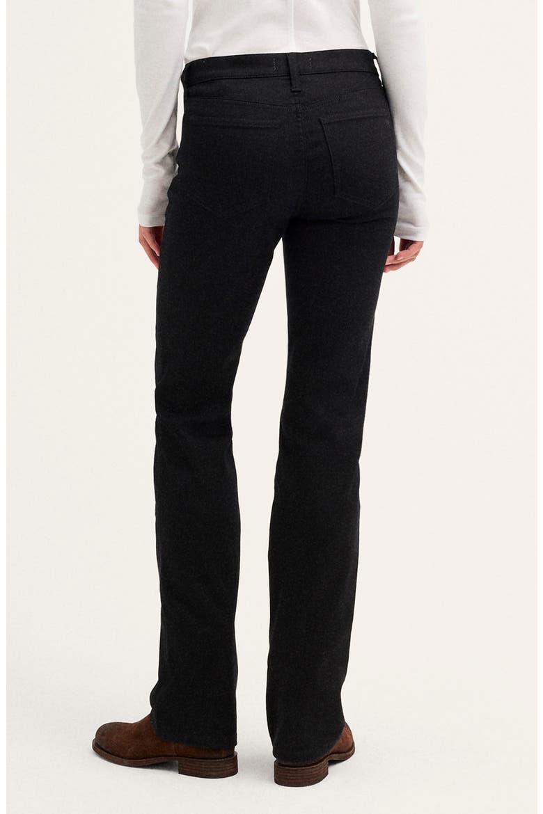 The Straight Super Stretch Denim Jeans, Alternate, color, BLACK RINSE WASH