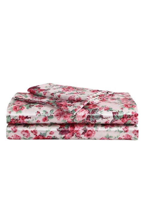 Vintage Floral Sheet Set