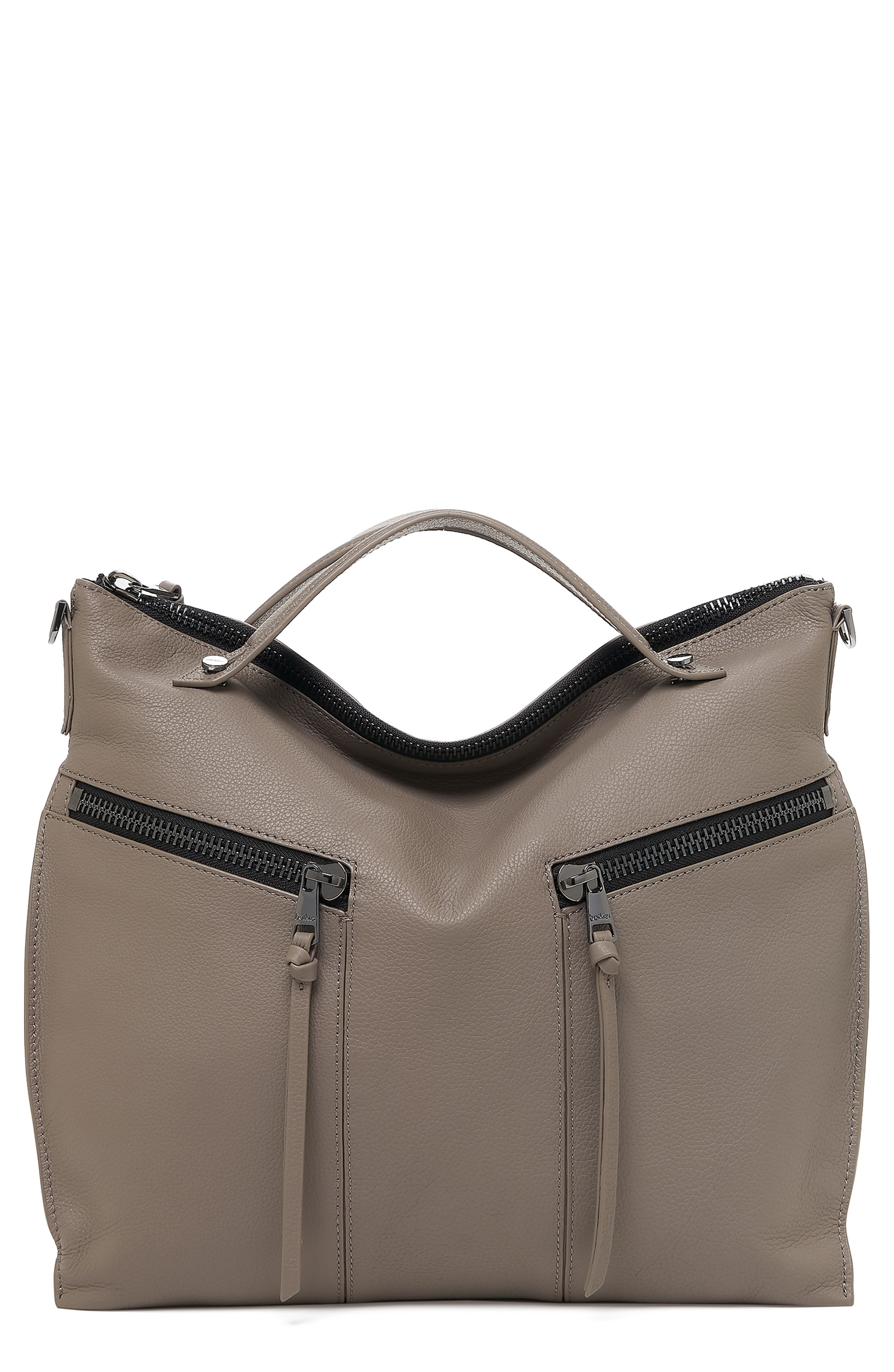 Trigger Convertible Hobo Bag, Main, color, TRUFFLE