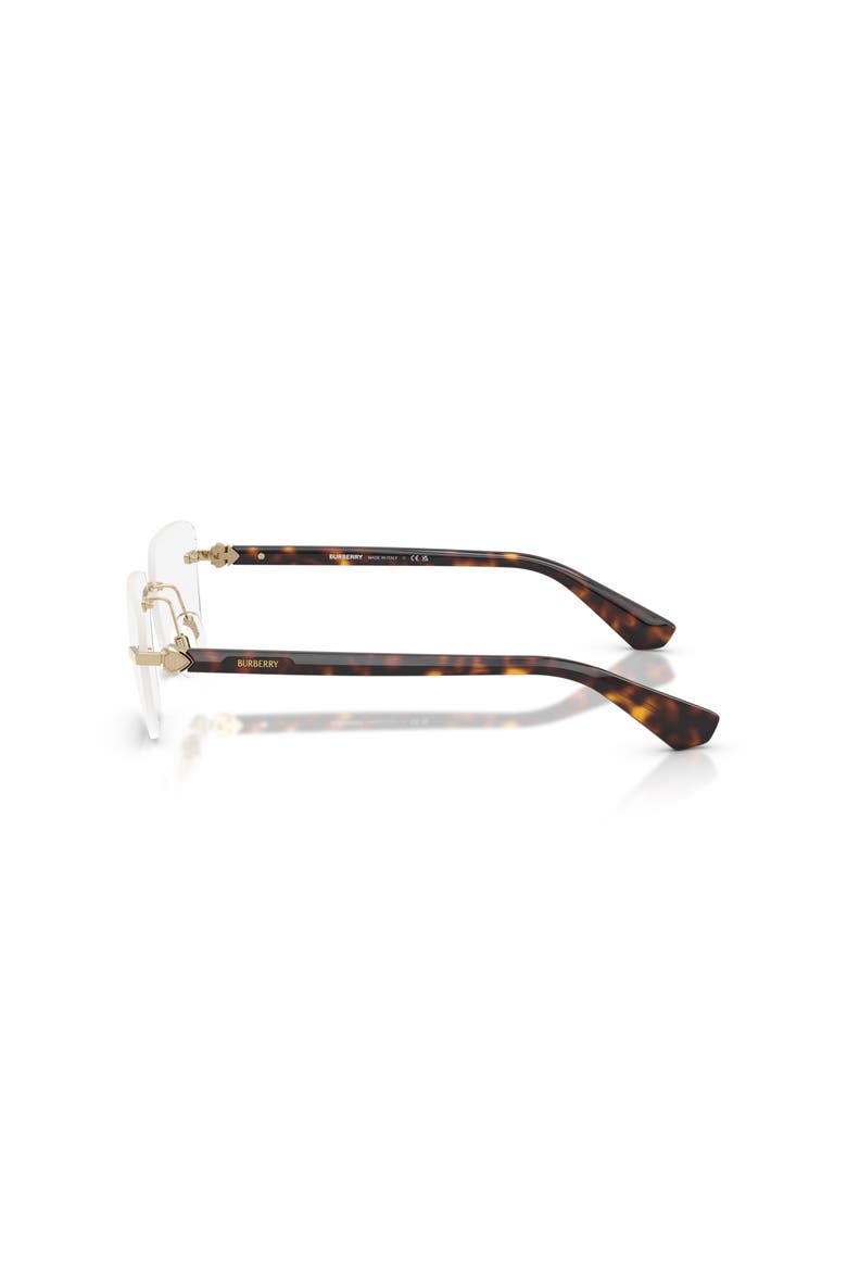 58mm Rectangle optical glasses, Alternate, color, Gold