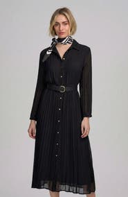 ELLE Collection Woven Pleated Dress