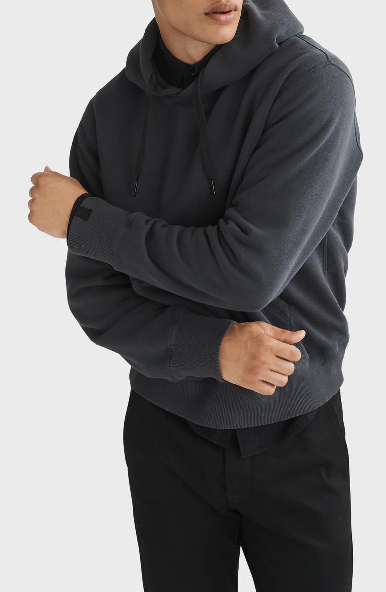 rag & bone Damon Hoodie Sweatshirt, Alternate, color, 