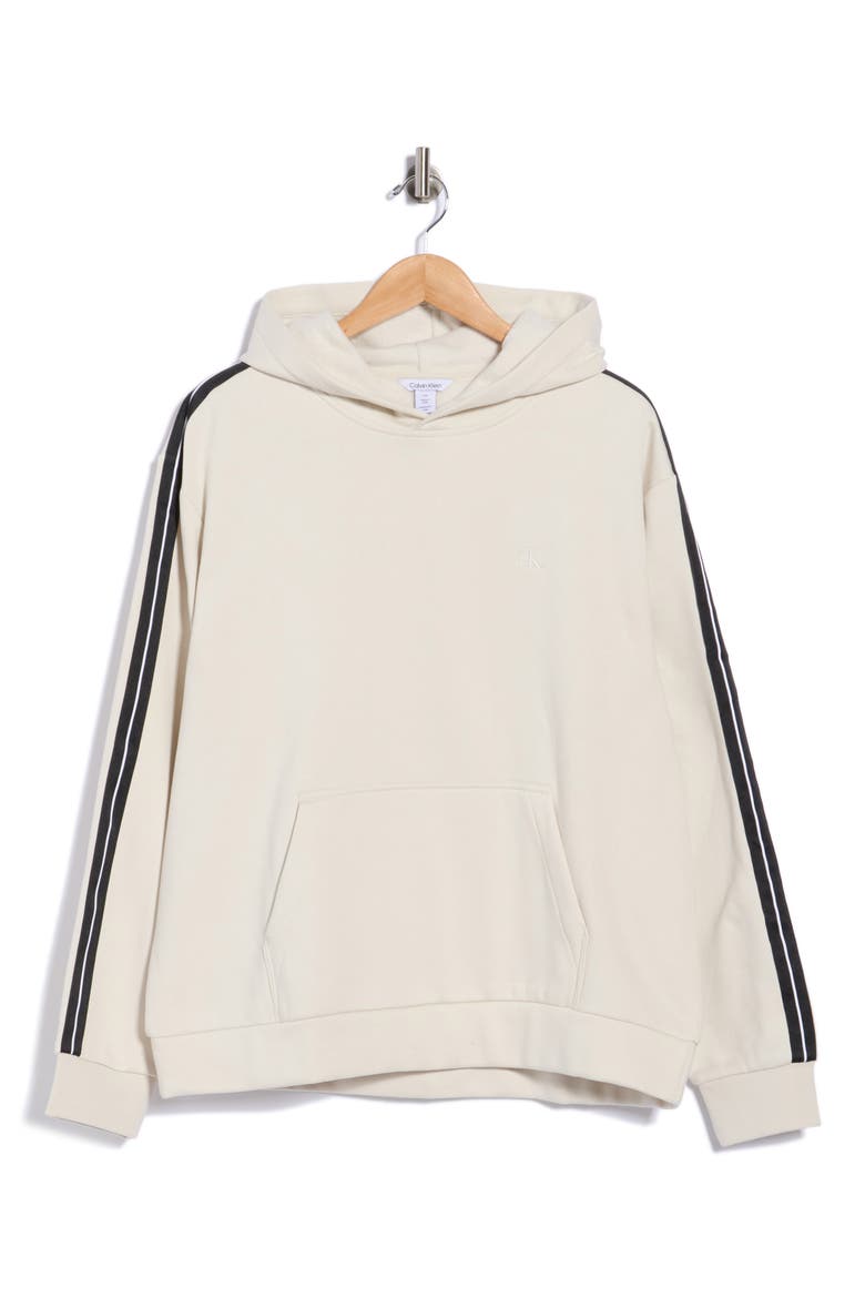Fleece Hoodie Pullover, Main, color, CHALK