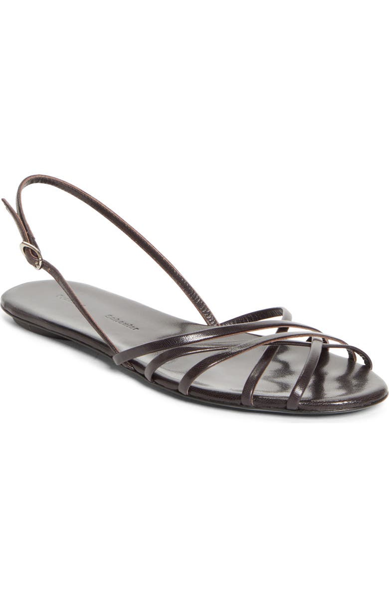Proenza Schouler Uma Slingback Sandal, Main, color, Burgundy