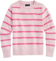vineyard vines Kids' Striped Roll Neck Sweater