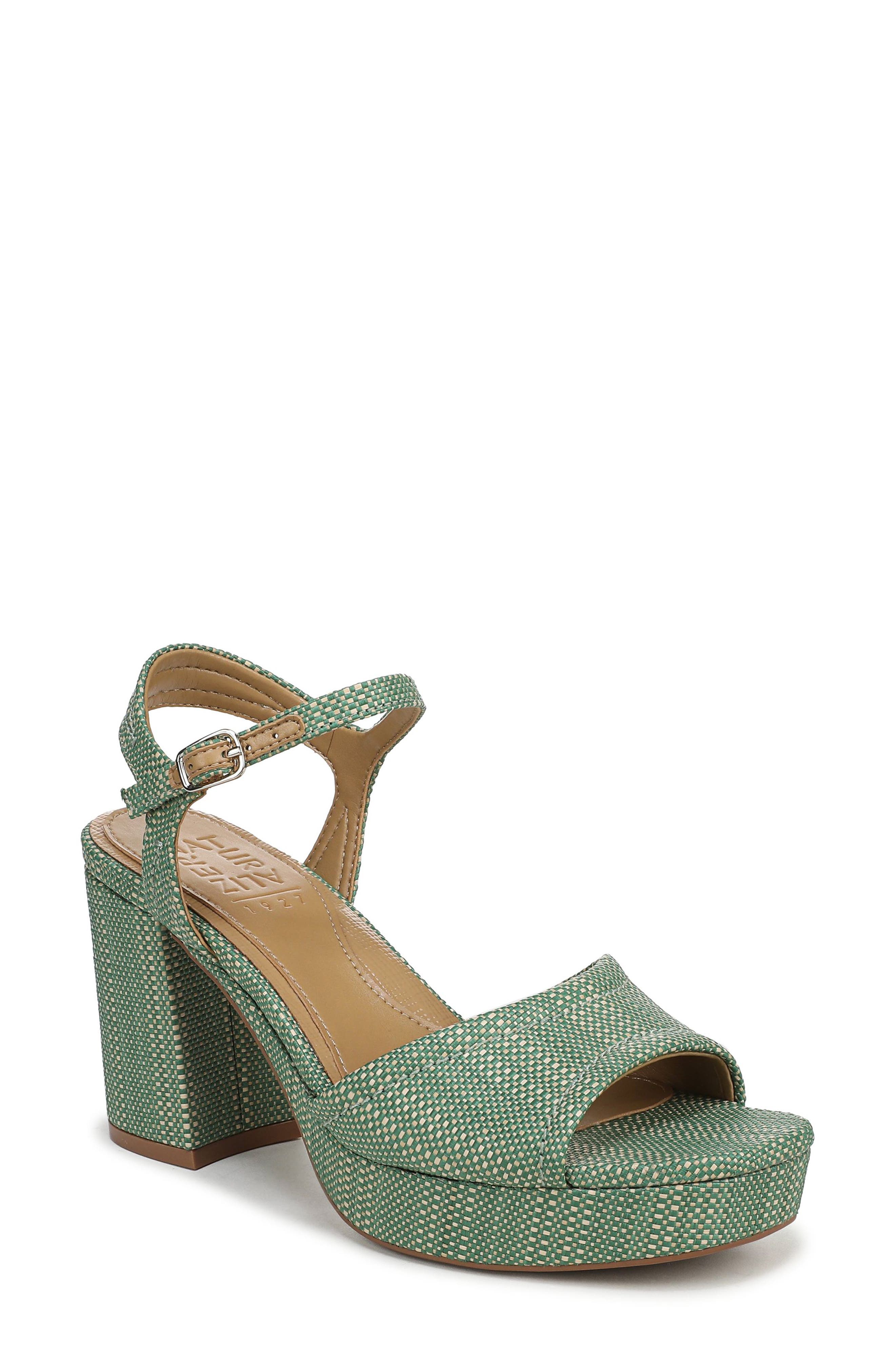  Green Multi Faux Raffia