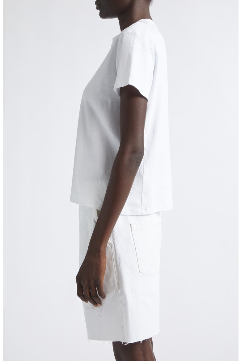 Kenzie Cotton T-Shirt, Alternate, color, WHITE