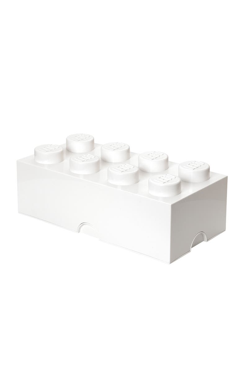 LEGO Storage Brick 8 White, Main, color, White