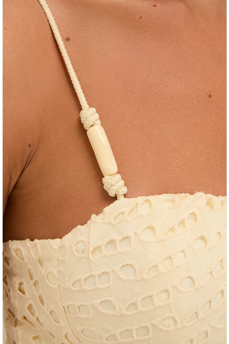 Venice Cotton Cover-Up Mini Sundress, Alternate, color, IVORY