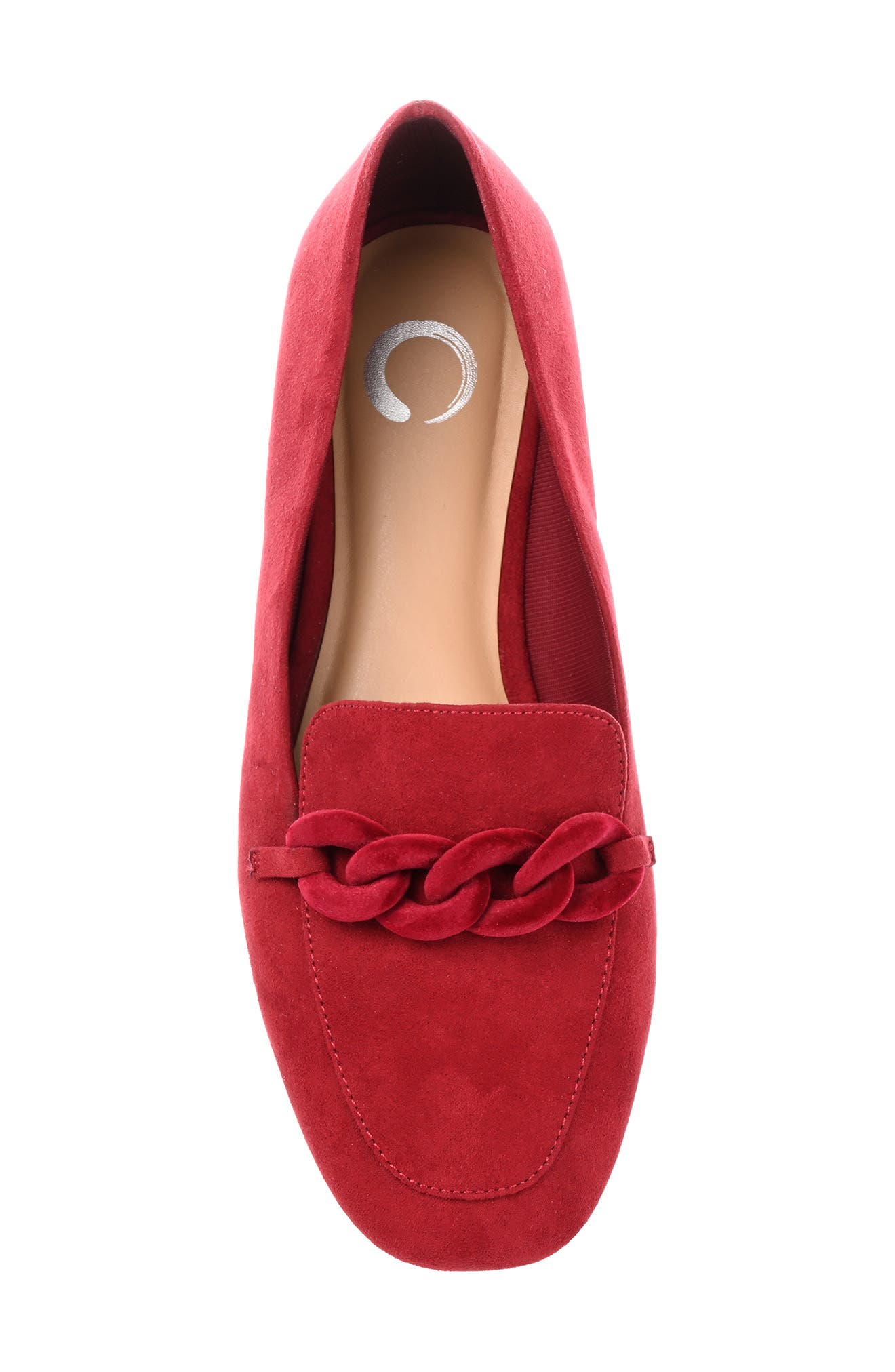 Cordell Rolo Link Loafer - Wide Width, Alternate, color, RED