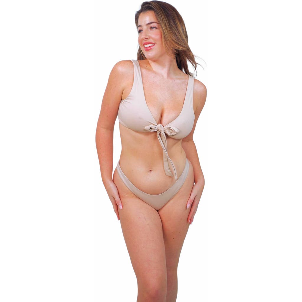 Mary Mercedes Amelia 2-way Bikini Top in Cream  product