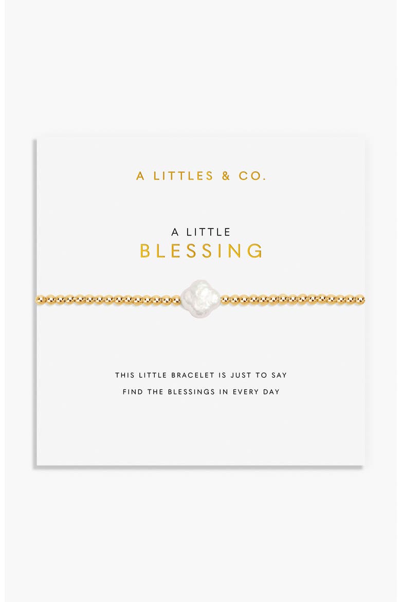 A Little 'Blessing' Bracelet, Main, color, Gold-Tone Plated