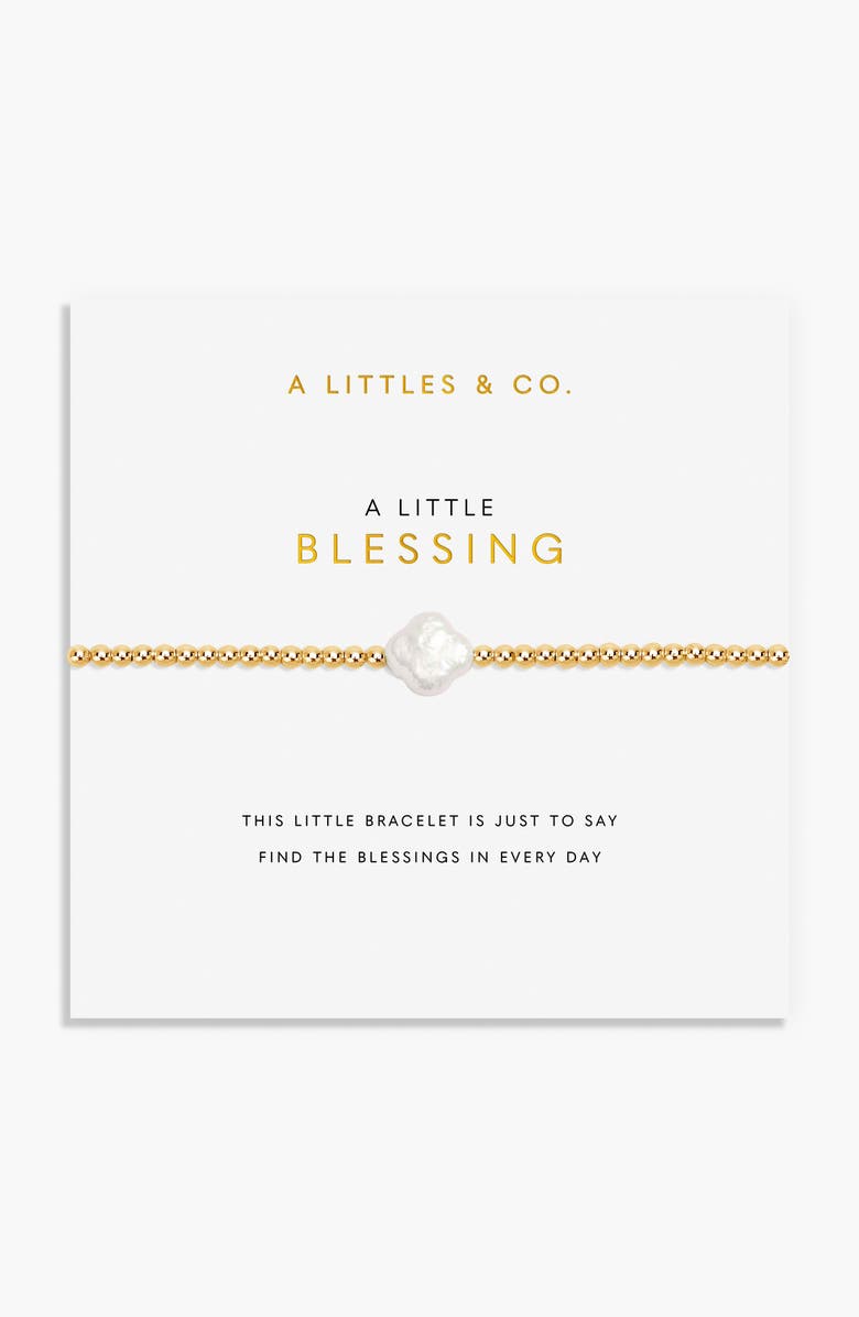 A Littles & Co. A Little 'Blessing' Bracelet, Main, color, 