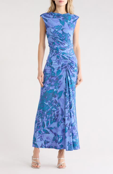 Acacia Ruched Midi Dress