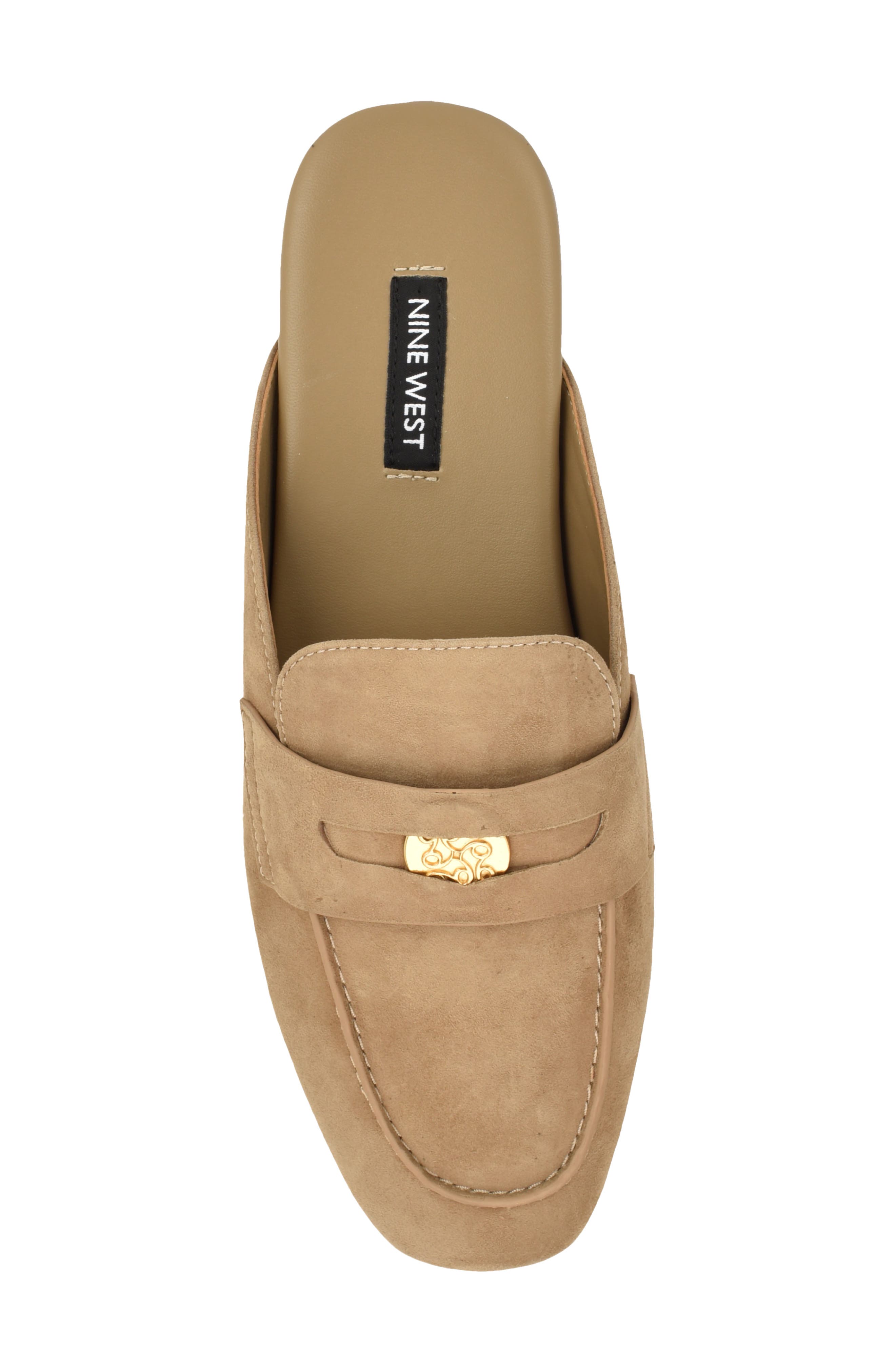 Evans Penny Loafer Mule, Alternate, color, TAUPE