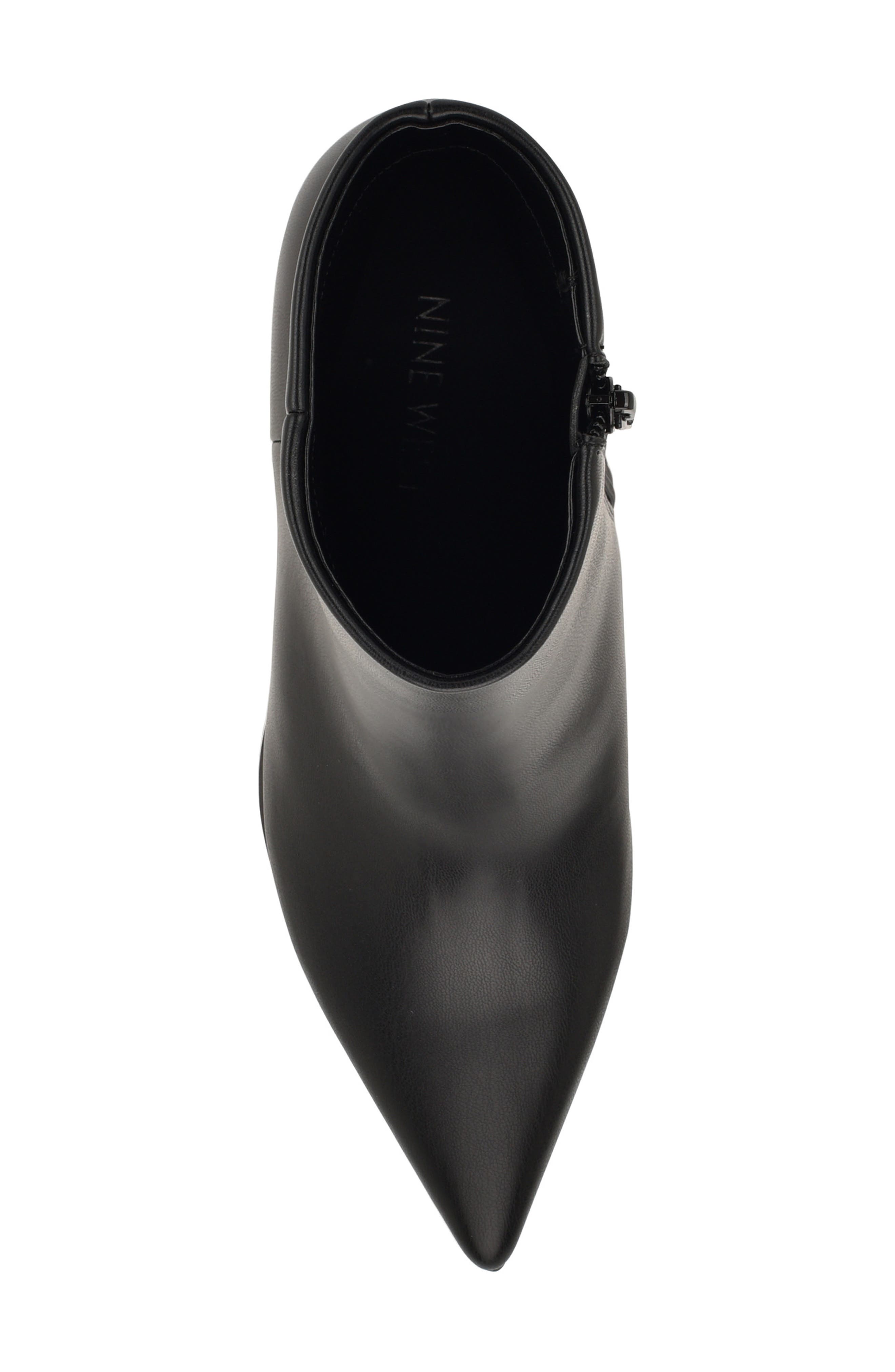 Nine West Serri Block Heel Bootie, Alternate, color, Black