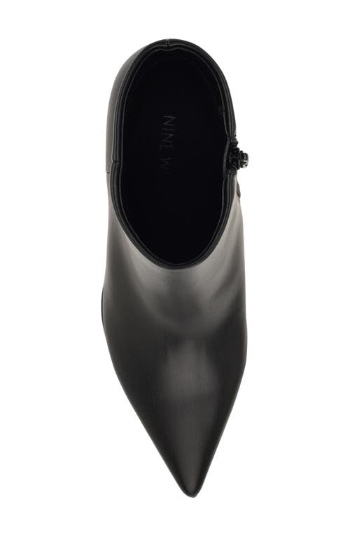 Nine West Serri Block Heel Bootie In Black