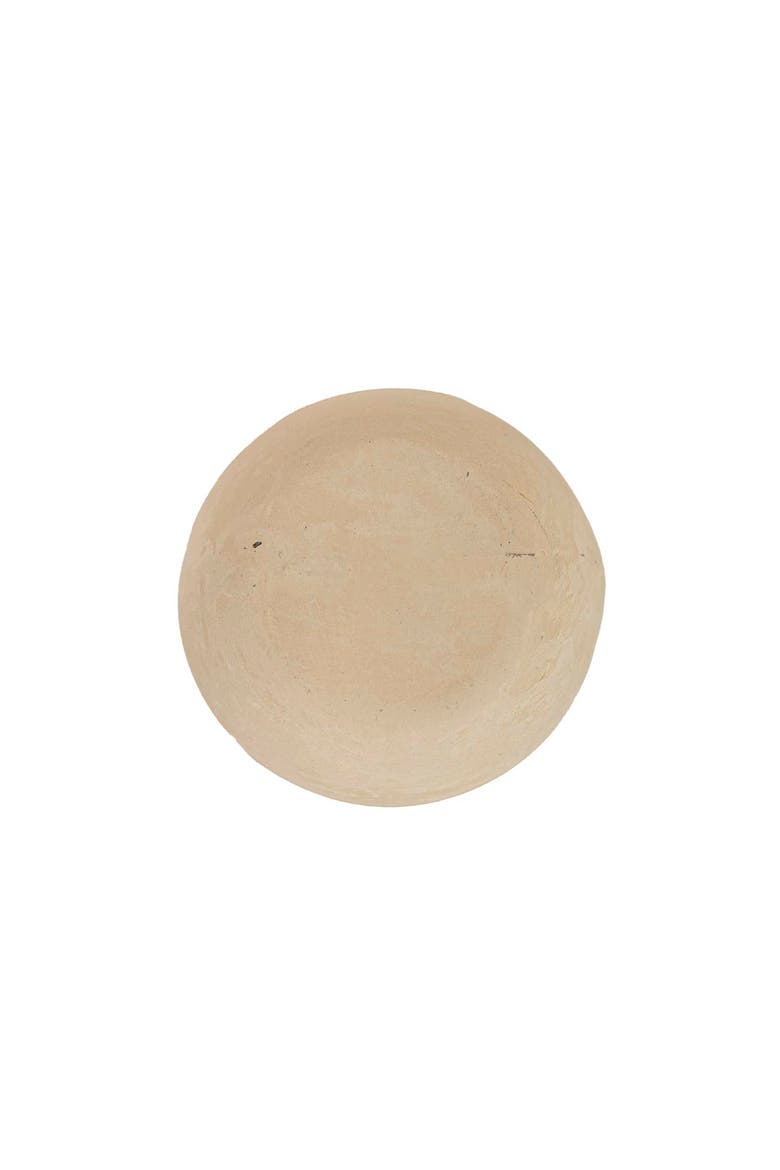 4" Turner Paper Mache Round Decorative Lidded Canister, Alternate, color, White