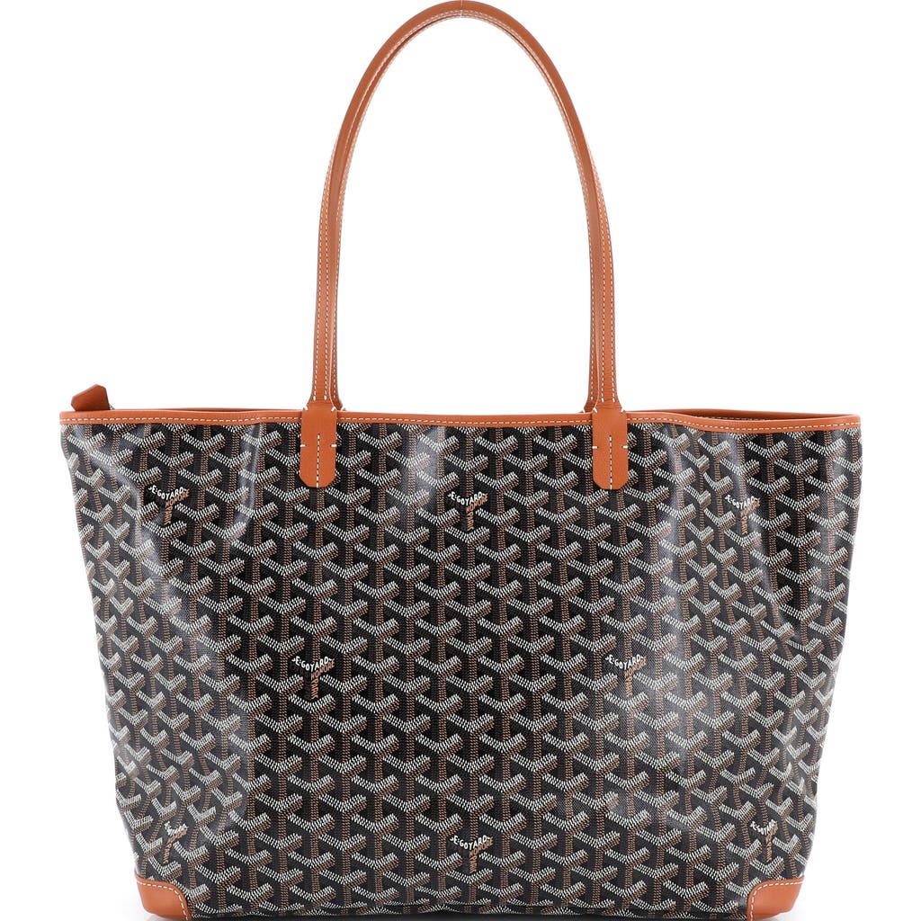 Pre-owned Goyard Goyard Artois Tote Coated Canvas Mm In Multi