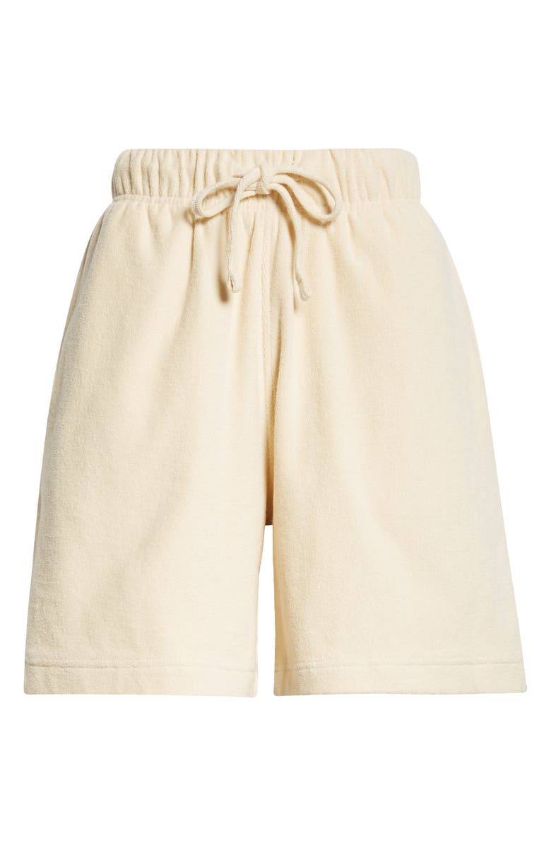 Burberry Equestrian Knight Design Cotton Sweat Shorts, Alternate, color, 