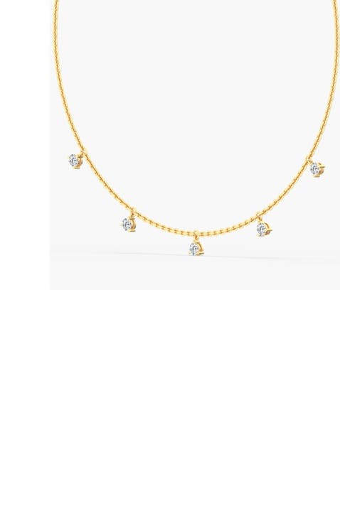 Heart Bezel Lab Diamond Stud Earrings in 14K Gold