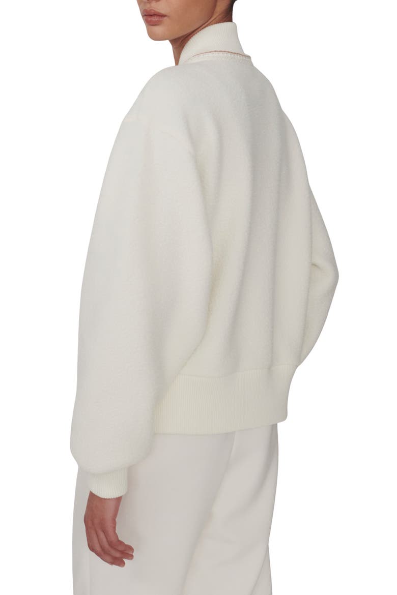 Klaudia Fleece Jacket, Alternate, color, EGRET