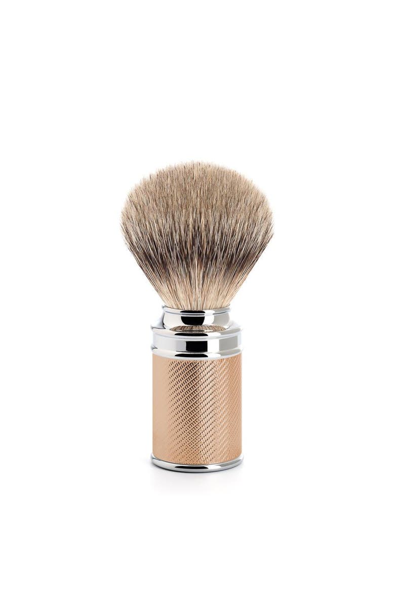 MÜHLE Traditional Rosegold Silvertip Badger Shaving Brush, Main, color, Rose Gold