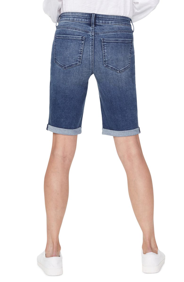 NYDJ Utility Pocket Rolled Cuff Denim Shorts, Alternate, color, 
