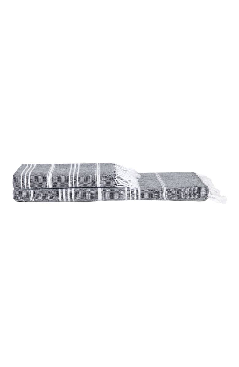 Olive & Linen Bodrum Turkish Towel Set, Alternate, color, 