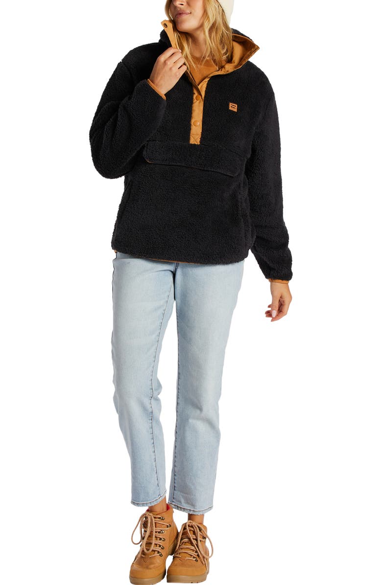 Billabong Switchback Textured Fleece Pullover, Alternate, color,