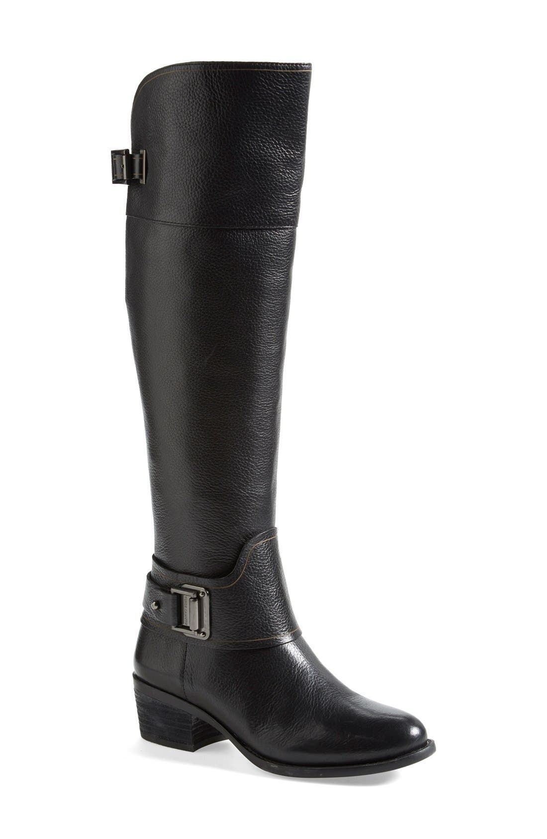 Vince Camuto 'Basira' Leather Riding Boot, Main, color, 