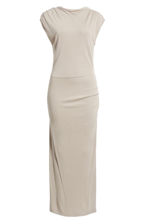 Nordstrom Draped Matte Jersey In Neutral