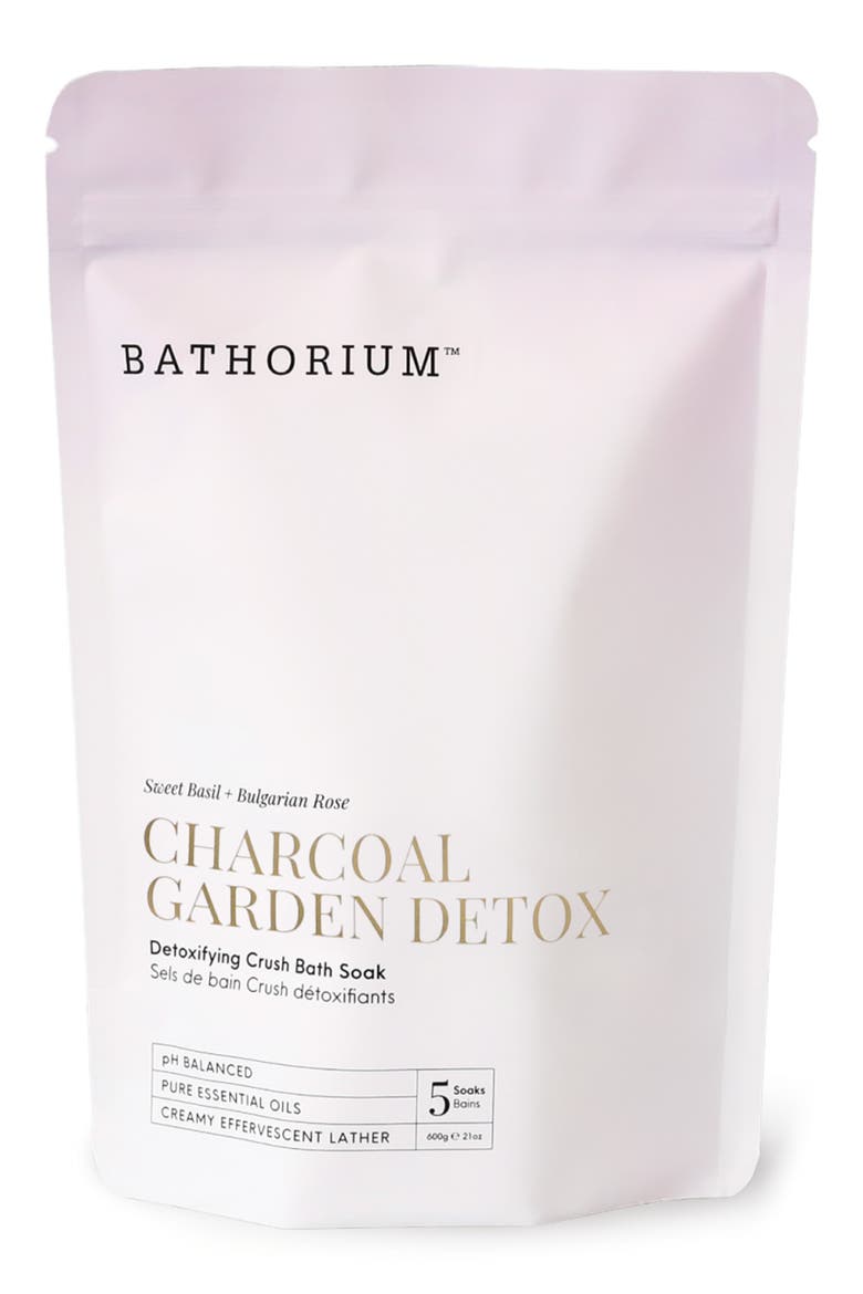 Charcoal Garden Detox Crush Bath Soak, Main, color, NO COLOR