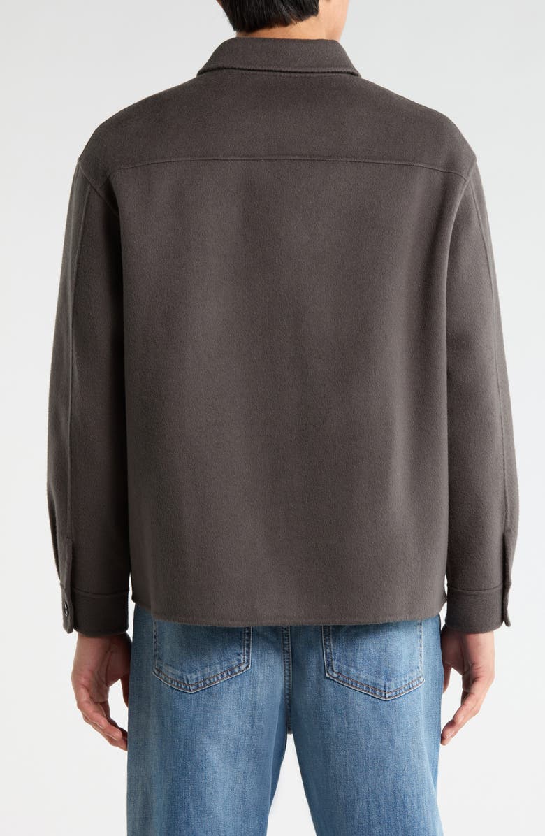 FRAME Double Face Wool Shirt Jacket, Alternate, color, Grey