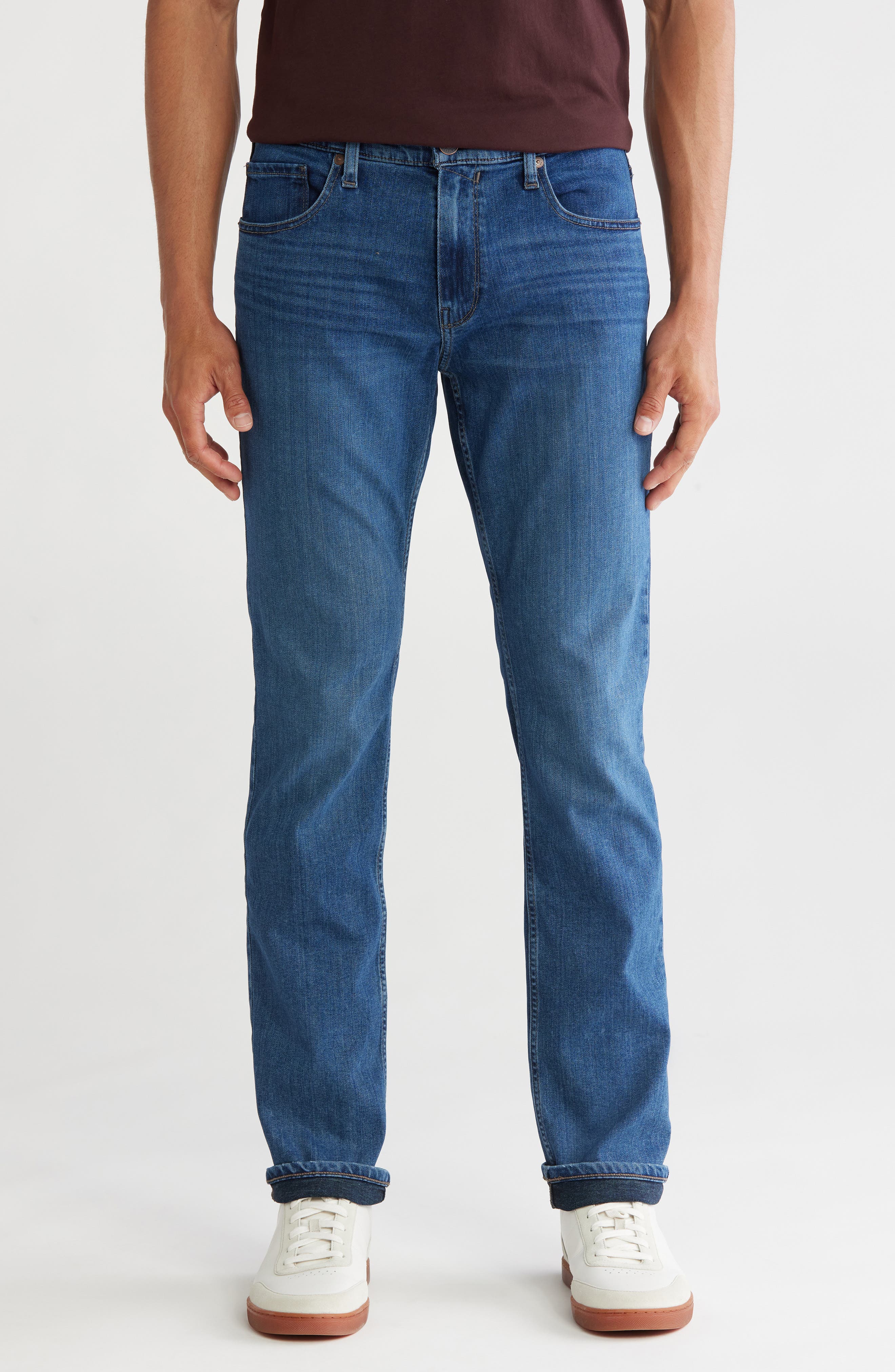 PAIGE Federal Straight Leg Denim Jeans