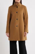 Fleurette Grace Stand Collar Wool Coat (Nordstrom Exclusive)